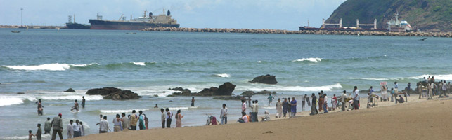 Ramakrishna Mission Beach Vizag
